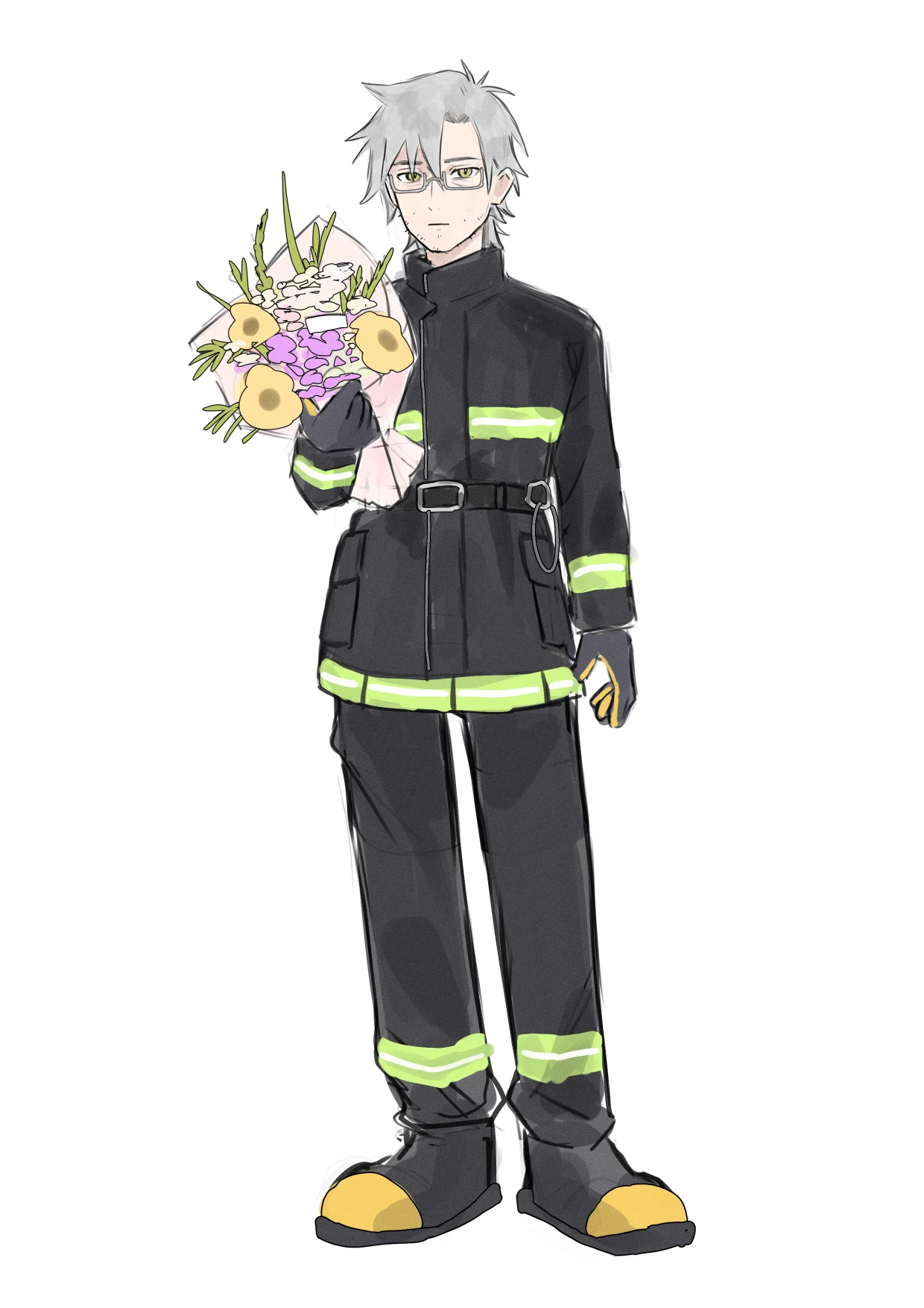 Chihara firefighter AU