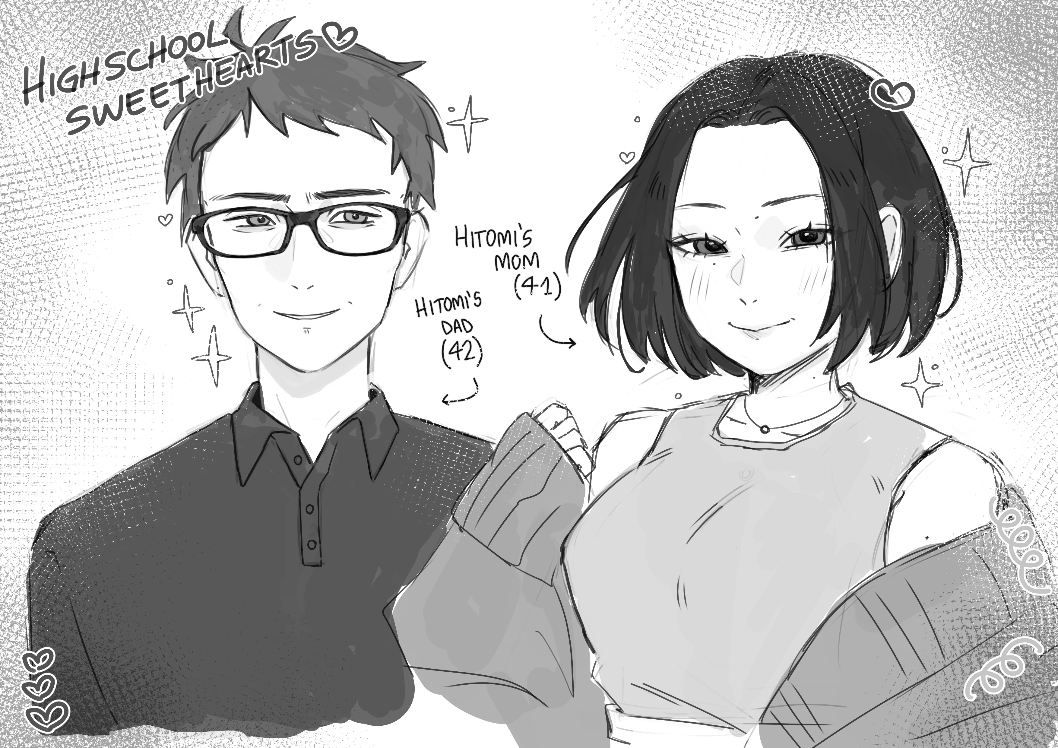 How do his parents look?