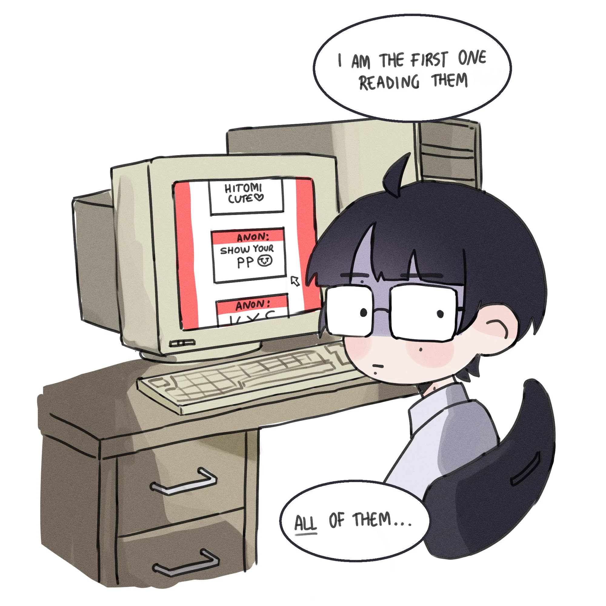 Does Hitomi read our questions first?